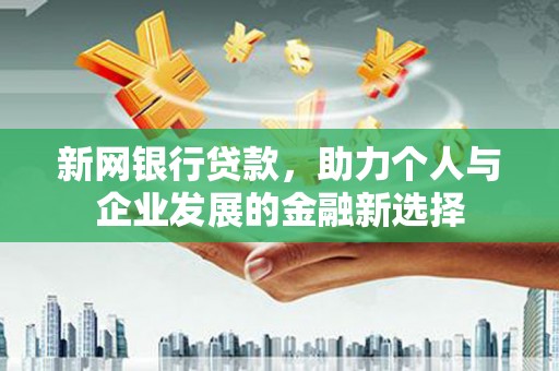 浦口新网银行贷款，助力个人与企业发展的金融新选择
