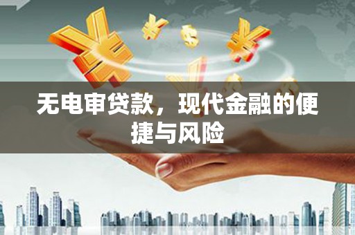 浦口无电审贷款，现代金融的便捷与风险