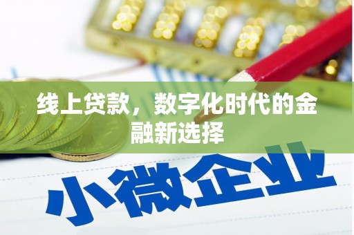 浦口线上贷款，数字化时代的金融新选择