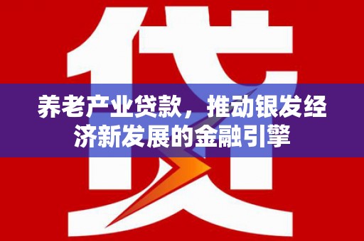 浦口养老产业贷款，推动银发经济新发展的金融引擎