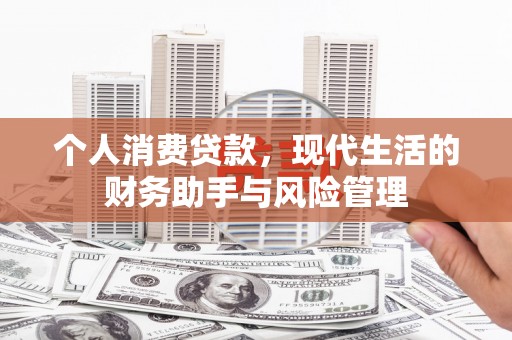 浦口个人消费贷款，现代生活的财务助手与风险管理