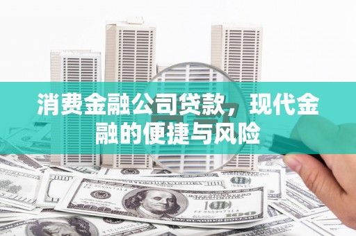 浦口消费金融公司贷款，现代金融的便捷与风险